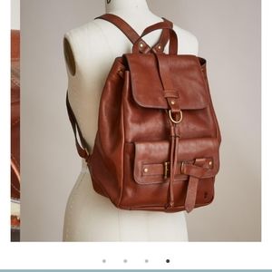 Frye backpack purse handbag brown leather new with tags Sundance$400